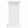 Suporte para plantas 33x33x60 cm derivados de madeira branco 4