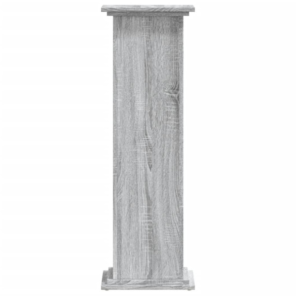 Suporte p/ plantas 33x33x100 cm derivados madeira cinza sonoma M 5