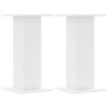Suportes p/ plantas 2 pcs 30x30x60 cm derivados madeira branco 2