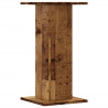 Soportes de plantas 2 uds madera roble envejecido 30x30x60 cm 5