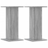 Soportes de plantas 2 uds madera gris Sonoma 30x30x60 cm 2