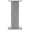 Soportes de plantas 2 uds madera gris Sonoma 30x30x60 cm 4