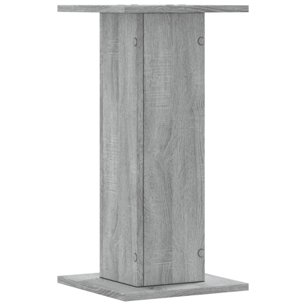 Soportes de plantas 2 uds madera gris Sonoma 30x30x60 cm M 5