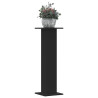 Suportes p/ plantas 2 pcs 30x30x95 cm derivados madeira preto 1
