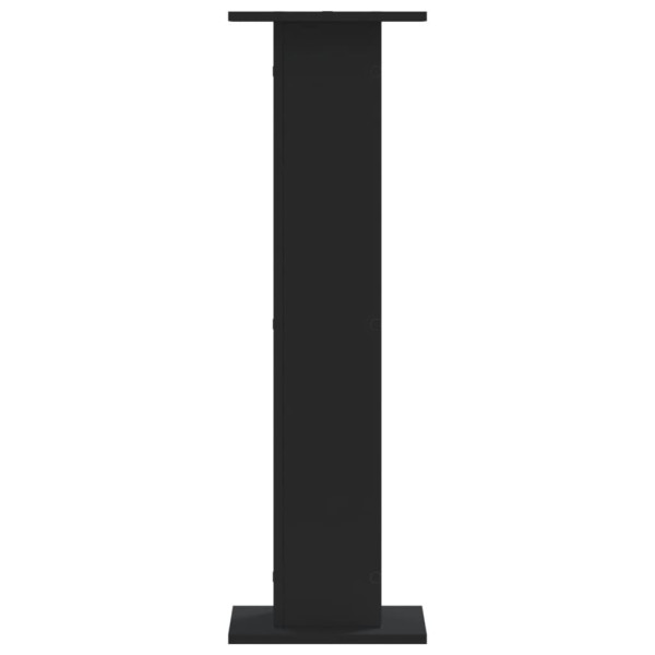 Suportes p/ plantas 2 pcs 30x30x95 cm derivados madeira preto M 4