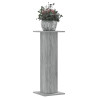 Soportes de plantas 2 uds madera gris Sonoma 30x30x80 cm 1
