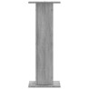 Soportes de plantas 2 uds madera gris Sonoma 30x30x80 cm 4