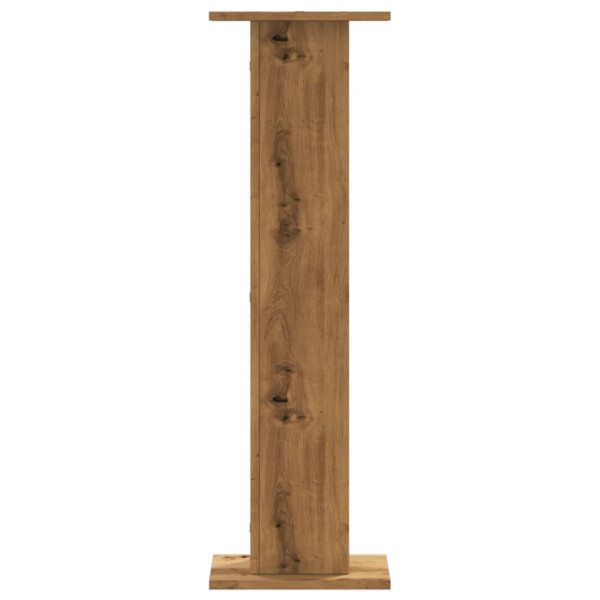 Soportes para plantas 2 uds madera roble artisian 30x30x95 cm M 4