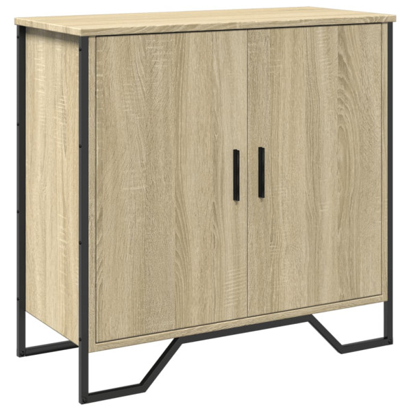 Aparador madera de ingeniería roble Sonoma 78x35.5x74.5 cm M 2