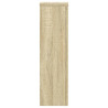 Soportes de plantas 2 uds madera roble Sonoma 17x17x60 cm 5