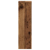 Soportes de plantas 2 uds madera roble envejecido 17x17x60 cm 5