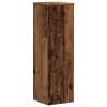 Soportes de plantas 2 uds madera roble envejecido 25x25x80 cm 4