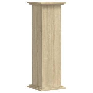 Soportes de plantas madera ingeniería roble Sonoma 33x33x100 cm H