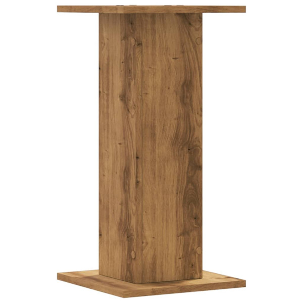 Soportes de plantas 2 uds madera roble artisian 30x30x60 cm M 5