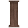 Suporte p/ plantas 33x33x80 cm deriv. madeira carvalho castanho 4