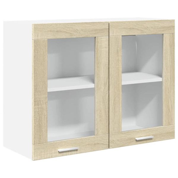 Set de muebles de cocina 4 pzas madera ingeniería roble Sonoma M 4