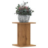 Soportes para plantas 2 uds madera roble artisian 30x30x40 cm 1