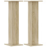 Soportes para plantas 2 uds madera roble Sonoma 30x30x95 cm 2