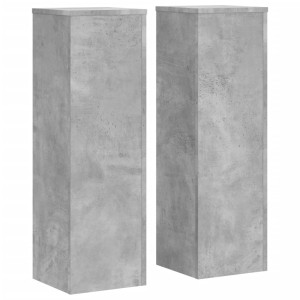 Suportes p/ plantas 2 pcs 25x25x80 cm derivados de madeira H