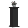 Soportes para plantas madera de ingeniería negro 33x33x80 cm 3