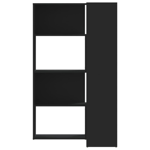 Estantería de esquina 4 niveles madera blanco 85x85x140 cm M 4