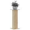 Soportes para plantas 2 uds madera roble Sonoma 30x30x80 cm 1
