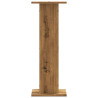 Soportes para plantas 2 uds madera roble artisian 30x30x80 cm 4