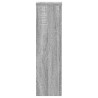 Soportes de plantas 2 uds madera gris Sonoma 17x17x60 cm 5