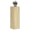 Soportes de plantas 2 uds madera roble Sonoma 25x25x80 cm 3