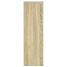 Soportes de plantas 2 uds madera roble Sonoma 25x25x80 cm 5