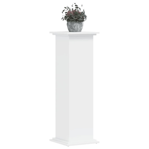 Suporte para plantas 33x33x100 cm derivados de madeira branco M 3