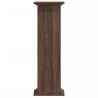 Soportes de plantas madera ingeniería marrón roble 33x33x100 cm 4