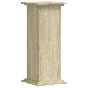 Soportes de plantas madera ingeniería roble Sonoma 33x33x80 cm H