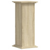 Soportes de plantas madera ingeniería roble Sonoma 33x33x80 cm 2