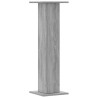 Soportes para plantas 2 uds madera gris Sonoma 30x30x95 cm 4
