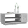 Mesa de centro madera de ingeniería gris hormigón 102x55x43 cm 4