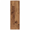 Soportes de plantas 2 uds madera roble envejecido 33x33x100 cm 4