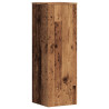 Soportes de plantas 2 uds madera roble envejecido 33x33x100 cm 5