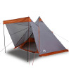 Tenda familiar tipi para 6 pessoas impermeável cinza/laranja 2