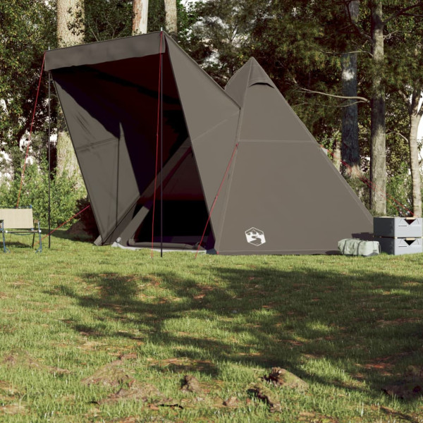 Tenda familiar tipi para 6 pessoas impermeável castanho M 4