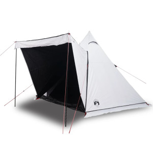 Tienda familiar tipi 6 personas tela opaca impermeable blanca H