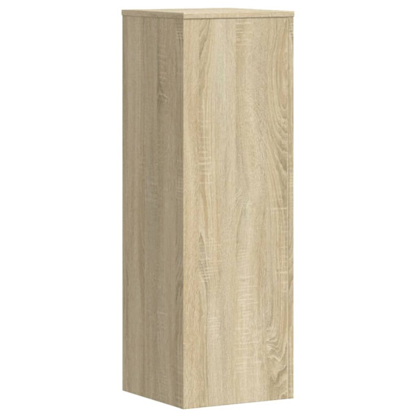 Soportes para plantas 2 uds madera roble Sonoma 33x33x100 cm M 5
