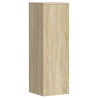 Soportes para plantas 2 uds madera roble Sonoma 33x33x100 cm 5