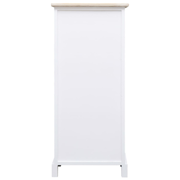 Armario auxiliar de madera de paulownia 38x28x86 cm M 3