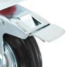 Ruedas giratorias con frenos dobles 4 unidades 125 mm 5