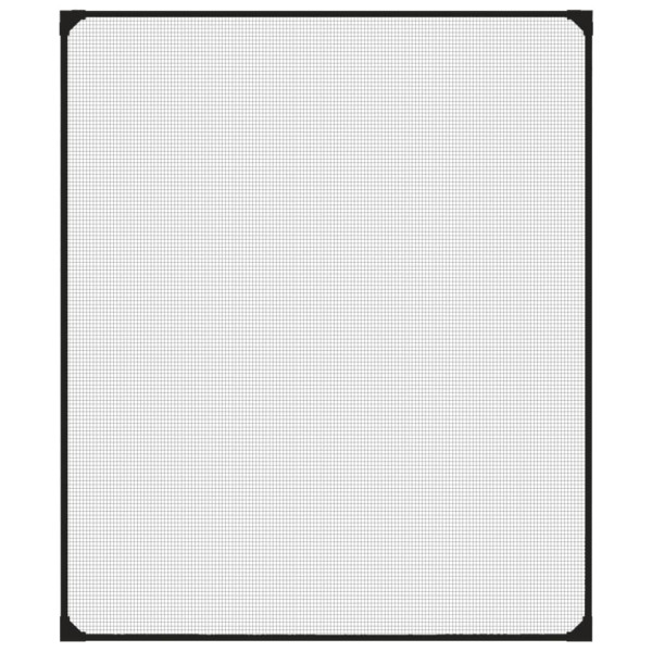 Tela anti-insetos magnética para janelas 100x120 cm antracite M 3