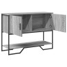 Mesa consola 100x35x74.5 cm derivados madeira cinzento sonoma 5