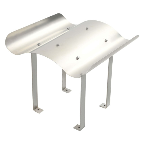 Sombrerete de chimenea de acero inoxidable plateado M 3