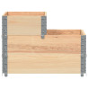 Arriate elevado de 3 niveles madera maciza de pino 120x80 cm 4