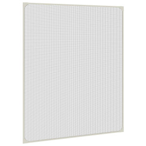 Mosquitera magnética para ventanas blanco 100x120 cm H